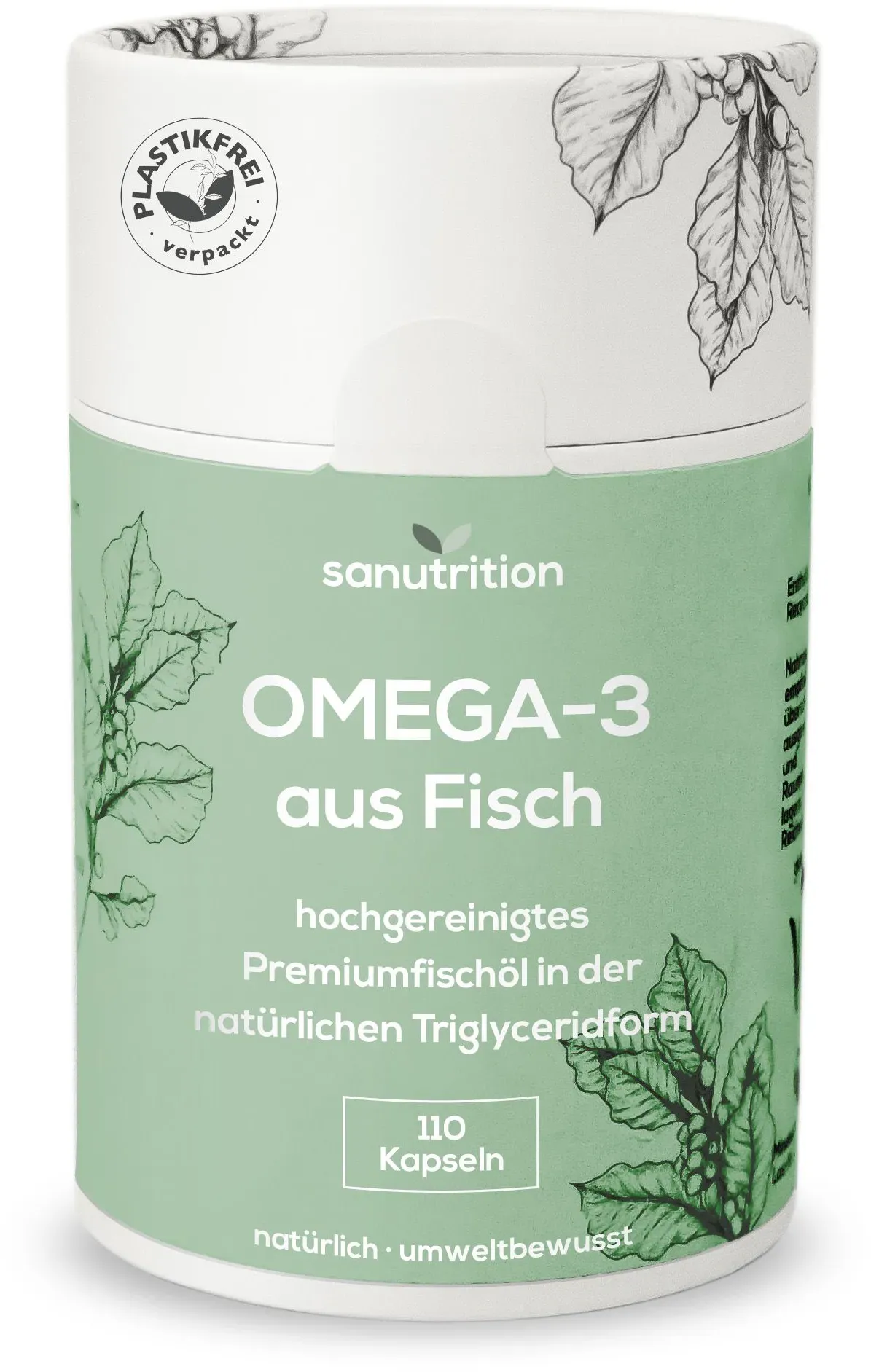 Sanutrition® - Omega-3 aus Fischöl Kapseln 110 St