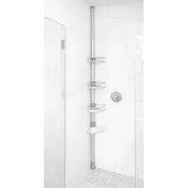 Oxo Teleskop-Duschregal 1 tlg. 9,5 x 30,5 x 160,5 cm Silber