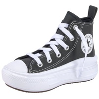 Converse Sneaker CONVERSE "CHUCK TAYLOR ALL STAR MOVE PLATFORM LEATHER" Gr. 30, schwarz-weiß (schwarz, weiß) Schuhe Jungen