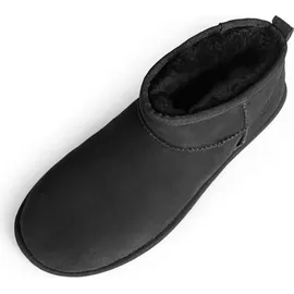 UGG Australia UGG Klassische Ultra-Mini-Wildlederhausschuhe, Schwarz 42 EU - Schwarz