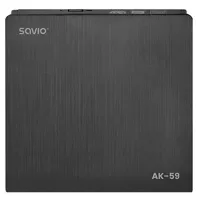 Savio AK-59 Externer Slim-dvd-rw-brenner USB-C/USB-A,