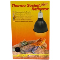 Lucky Reptile Thermo Socket plus Reflector Klein, Schwarz, 1 Stück (1er Pack)