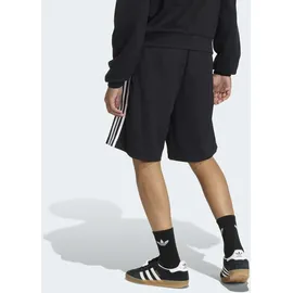 adidas Shorts ADIDAS ORIGINALS "SHORT", Herren, Gr. M, N-Gr, schwarz (schwarz, weiß, normal, gr.), Obermaterial: 100% Polyester, Hosen Shorts, lässige Bermudas-Form, mit Kordelverschluss, normale weite Passform