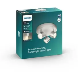Philips Star Dreierspot aluminium