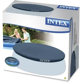 Intex Poolabdeckung blau Ø 396 cm