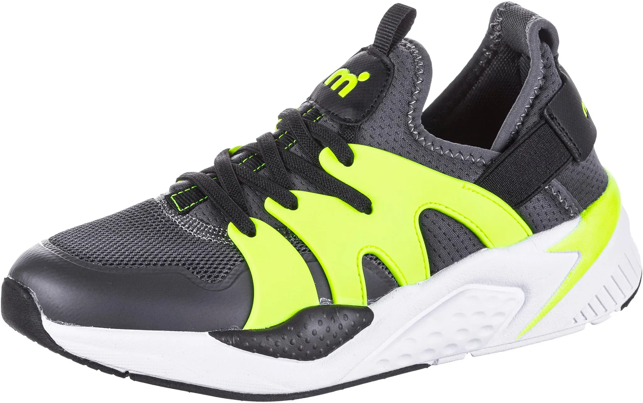 Mistral Wayrack Boy Sneaker Jungen in dark grey-lime, Größe 38 - grau