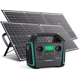 SWAREY S1000 1000W   (1500W Spitzenwert) Tragbare Powerstation Stromerzeuger Solarspeicher 725,76Wh Power Station Solar Generator Power Stromgenera... - Schwarz