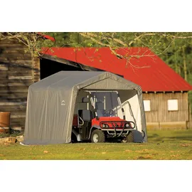 ShelterLogic Shed-in-a-Box Foliengerätehaus 9m2 grau
