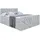 altdecor Boxspringbett MILTIO-Z KING - 160x200 - H3/H4 - Hellgrau