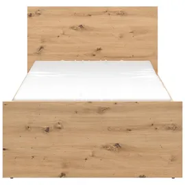 petits-meubles Kinderbett Mao 90 x 200 cm Holzwerkstoff braun