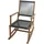 MCW MCW-P73 Schaukelstuhl 59 x 59 x 108 cm olivgrün