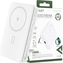 ACEFAST M6 PD 20W 10000mAh Induktions-Powerbank + Kabel - Weiß