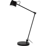 Lucide, Stehlampe, MILNE LED Stehlampe Mit Leselampe 8W dimmbar Warmweiss Modern Schwarz 44616/06/30