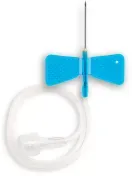 Dispomed ECOFLO® Perfusionsbesteck 41023 , 1 Packung = 100 Stück, 23G x 3/4", Ø 0,60 x 19 mm, blau