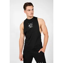 Gorilla Wear Cisco Drop Armhole Tanktop Schwarz/Weiß S