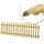 Gartenpirat Lattenzaun 180 x 100 cm Braun/Holz