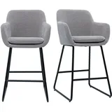miliboo Barhocker H65 cm Grau