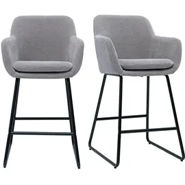 miliboo Barhocker H65 cm Grau