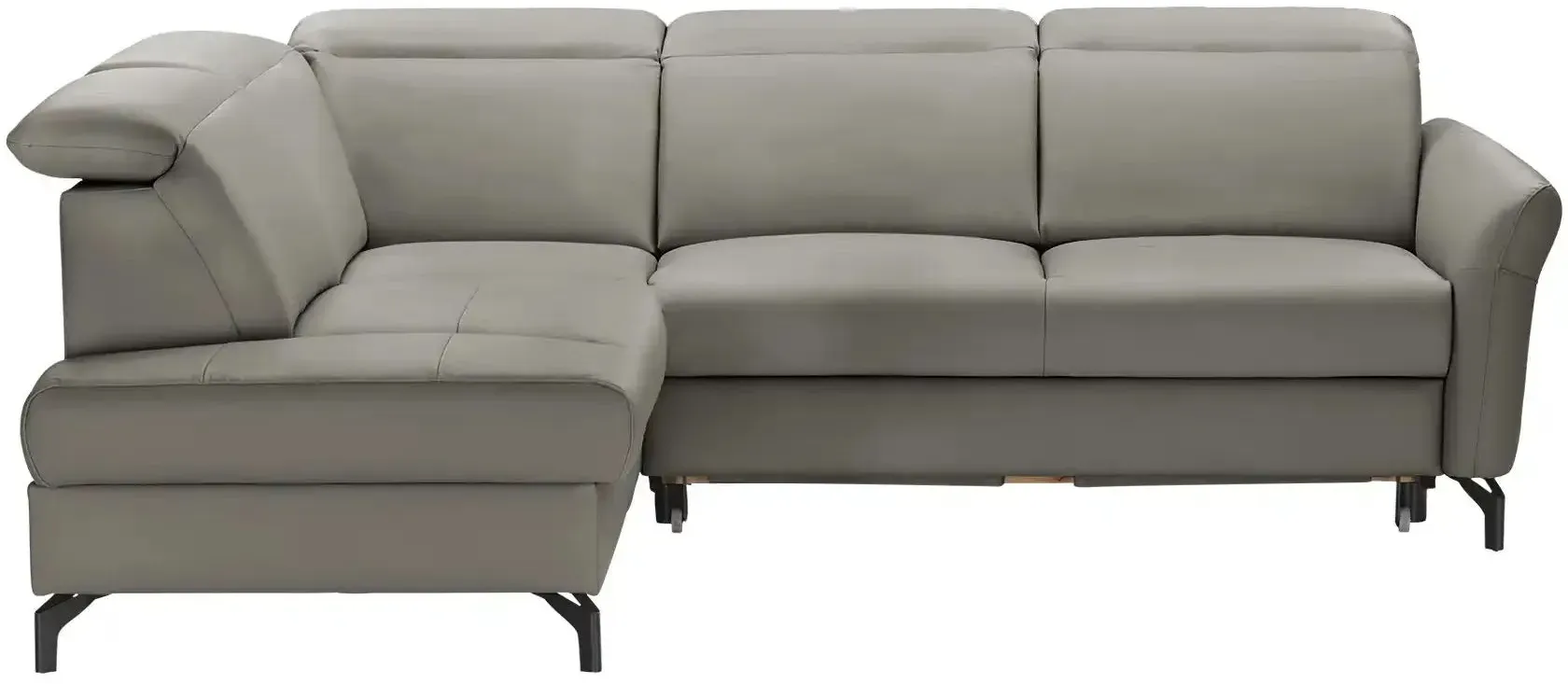Primo Ecksofa  Basel ¦ grau ¦ Maße (cm): B: 243 H: 100 T: 200.0