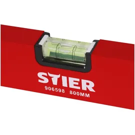 Stier Wasserwaage 80 cm Aluminium ± 1,0 mm/m