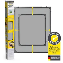 EASYmaxx Moskitonetz Magic Fit anthrazit