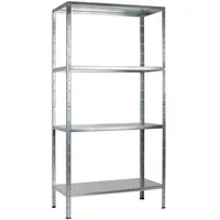 SCHULTE Regalwelt Grundregal Verzinkt 180 cm x 100 cm x 40 cm