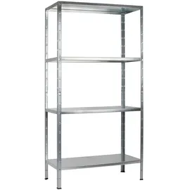 SCHULTE Regalwelt Grundregal Verzinkt 180 cm x 100 cm x 40 cm