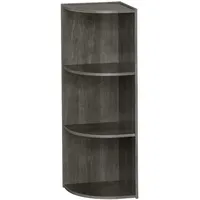 Iris Ohyama Eck-Holzbücherregal 3 Etagen 0 x 0 x
