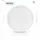 Blanc HYGIENIC Menüteller, Mehrwegbesteck, 22 cm x 2,6 cm, 800 Stk, weiß, robust, Premium Qualität,