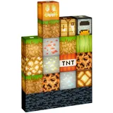 Paladone Minecraft Block Building Light - 16 umlagerbare Lichtblöcke und Grundgesteinsbasis, bauen Sie Ihr eigenes Level