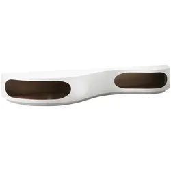 SalesFever Lowboard, weiss/walnussfarben, Mitteldichte Faserplatte (MDF)