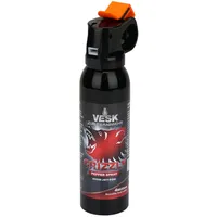 Pfefferspray VESK Grizzly Outdoor Breitstrahl High-Jet-Fog 400ml 750ml mit Pistolengriff - hochwertiges Bärenabwehrspray zur Selbstverteidigung 4 Mio. Scoville (200ml)