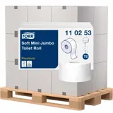 Jumbo-Toilettenpapier T2 Premium 2-lagig Recyclingpapier