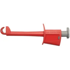 SCHUTZINGER Schützinger SKPS 8341 Ni / RT Sicherheits-Klemmprüfspitze Buchse 4 mm rot