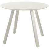 BEST Freizeitmöbel Halo Gartentisch Ø 100 x 75 cm Beige