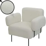 MCW Cocktailsessel MCW-L83 Stoff/Textil  ~ 70 x 80 x 80 cm Weiß