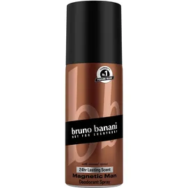 bruno banani Magnetic Man Deodorant Spray 24 Std. für Herren 150 ml