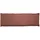 GO-DE Bankauflage 148 x 48 cm rostbraun 1 St.