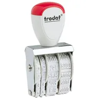 Trodat Datumstempel Classic 54070 18x3mm silber