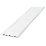 BaukulitVox Slim line Wandpaneel B10  (Weiß, 2.600 x 115 x 8 mm)