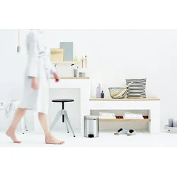 Vepa Bins Tretmülleimer `Icon` 5 Liter, Brabantia Treteimer Tretmülleimer