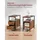 VASAGLE Beistelltisch rechteckig Spanplatte braun 35,0 x 60,0 x 61,0 cm, 1 St.