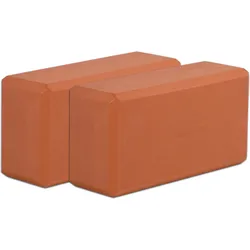 Yogablock Basic Art Set Basic (2 Stück) Yoga Terracotta Stabil YOGISTAR beige No Size