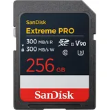 SanDisk Extreme Pro 256GB 300MB/s V90 UHS-II 2025