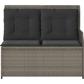 vidaXL Gartenbank 1-tlg 120 x 60 x 75 cm Grau