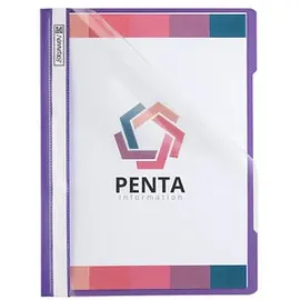 Brunnen Schnellhefter violett DIN A4 überbreit, 1 St.