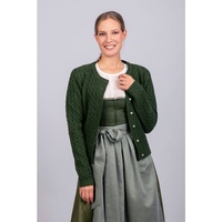 Edelnice Trachtenmode Strickjacke Marlene moosgrün