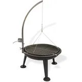 Schwenkgrill 3-Bein Rundgrill Holzkohlegrill Barbecue BBQ Grill Ø 55 Cm "Oregon"