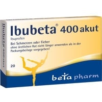 Betapharm Arzneimittel GmbH IBUBETA 400 akut Filmtabletten 20 St