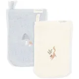 Little Dutch TE52144030 Waschlappen 2er Set Frottee - Forest Friends